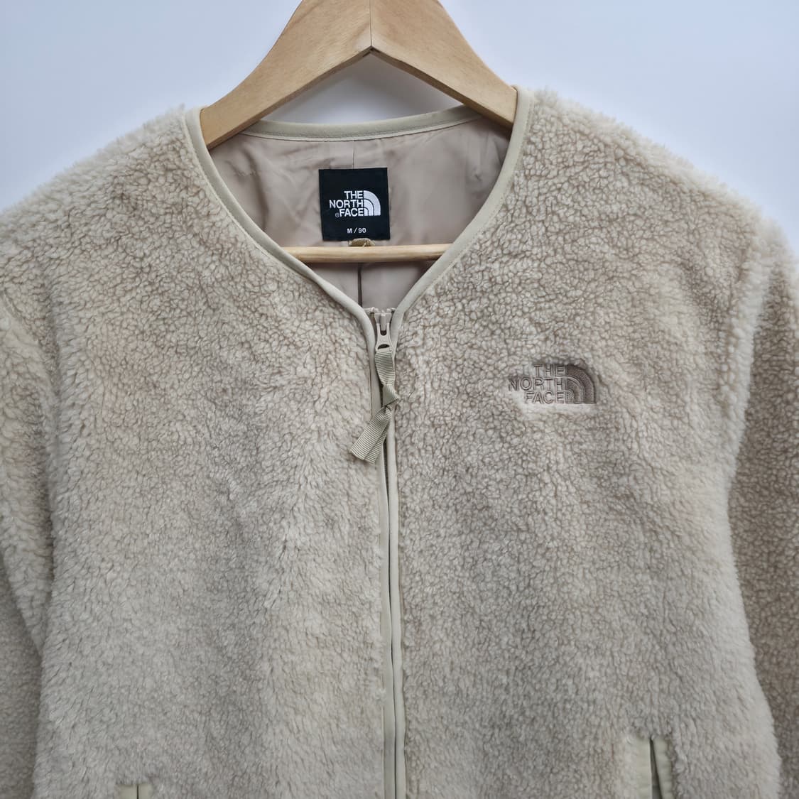 [M] 노스페이스 뽀글이 베이지 플리스 상품이미지2