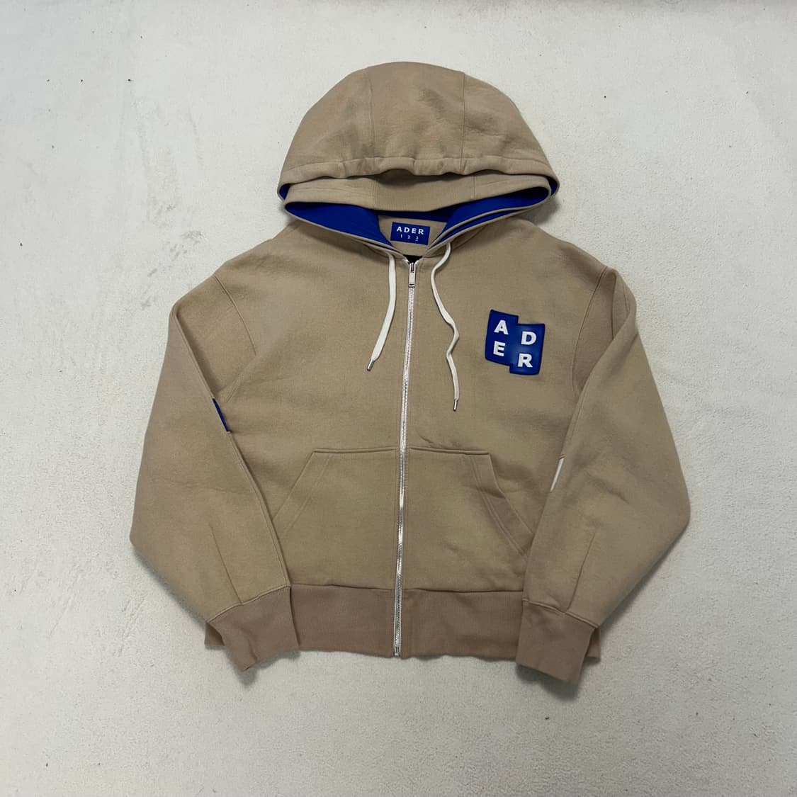 ADER ERROR beige double hood zip-up 상품이미지4