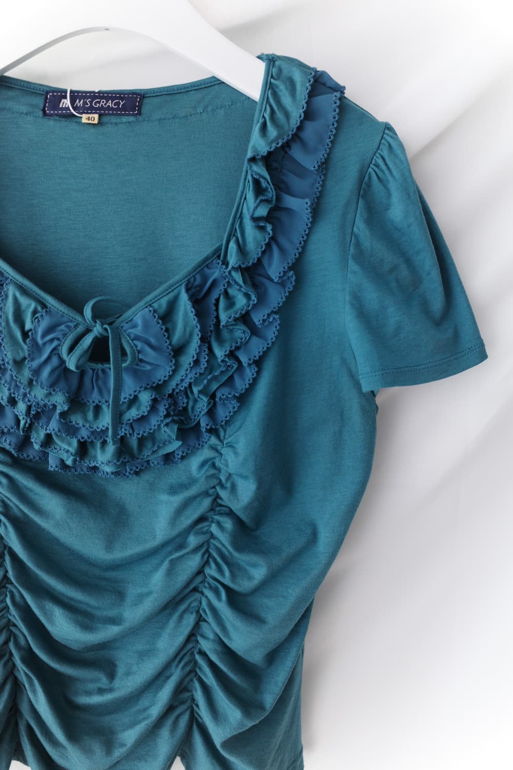 frill shirring half T  상품이미지3