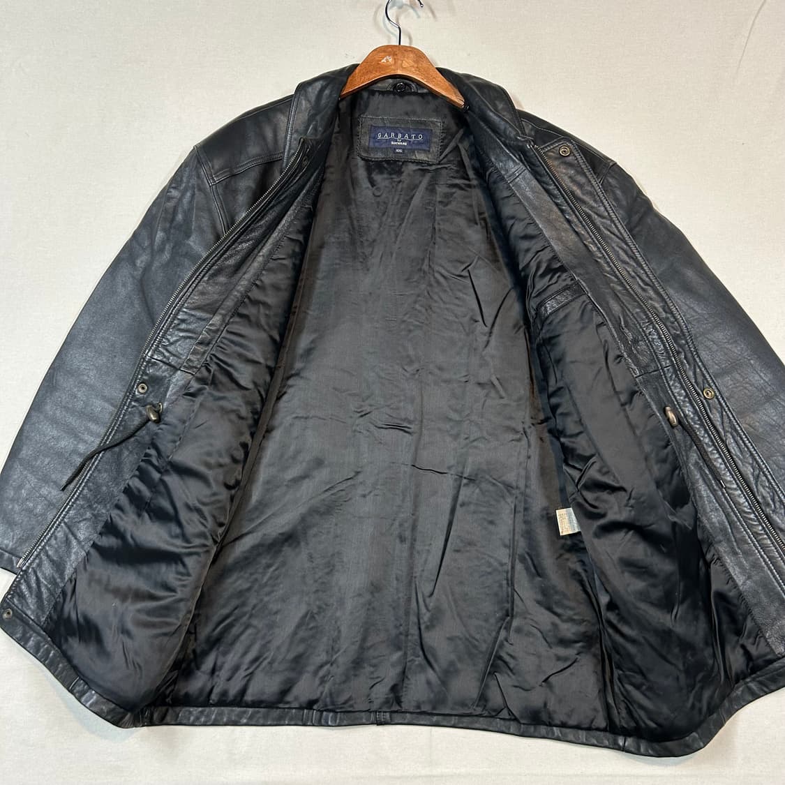 XL) GARBATO 빈티지 양가죽 램스킨 카코트 가죽 자켓 상품이미지5