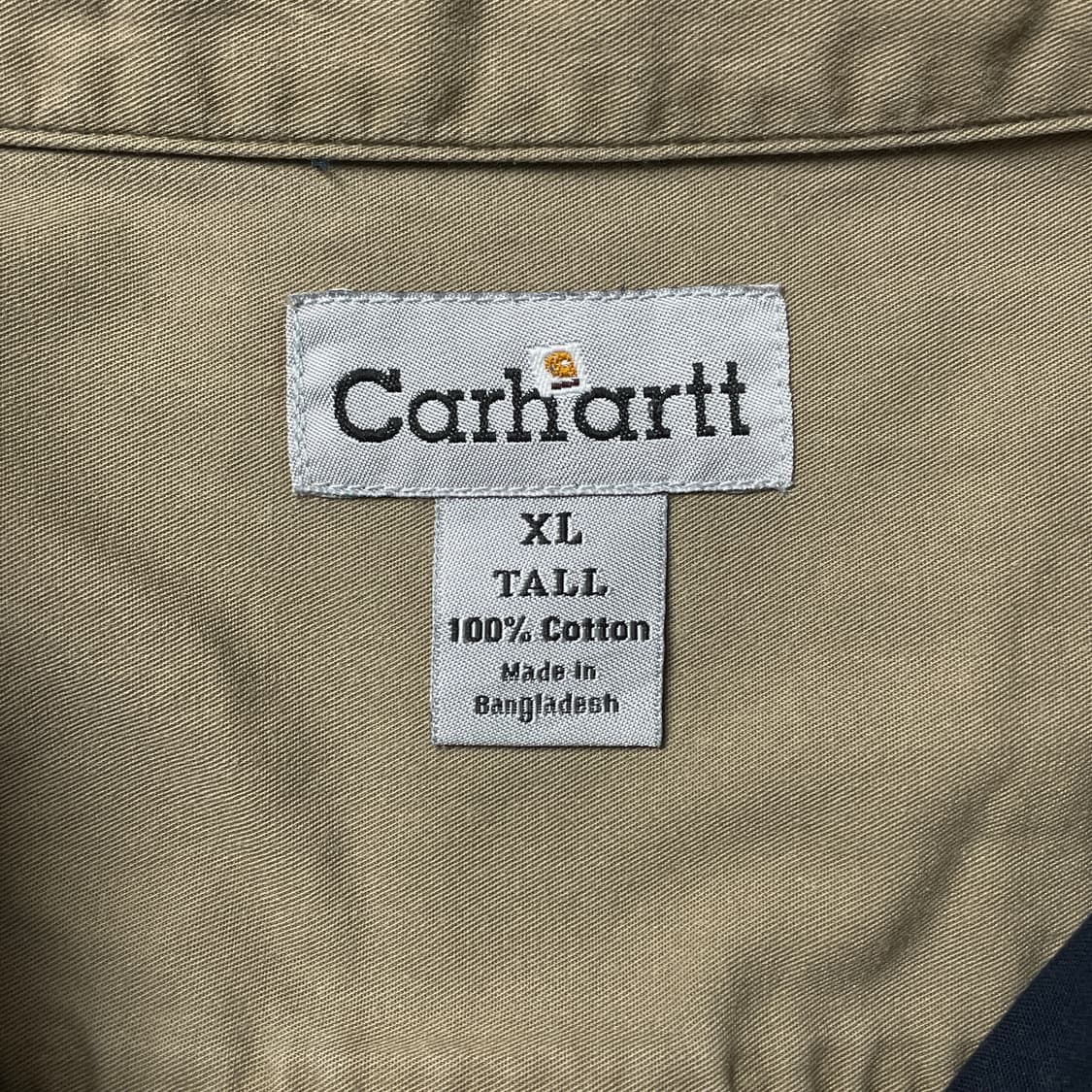 CARHARTT 00s 칼하트 네이비 코튼 워크 셔츠 A00920 상품이미지9