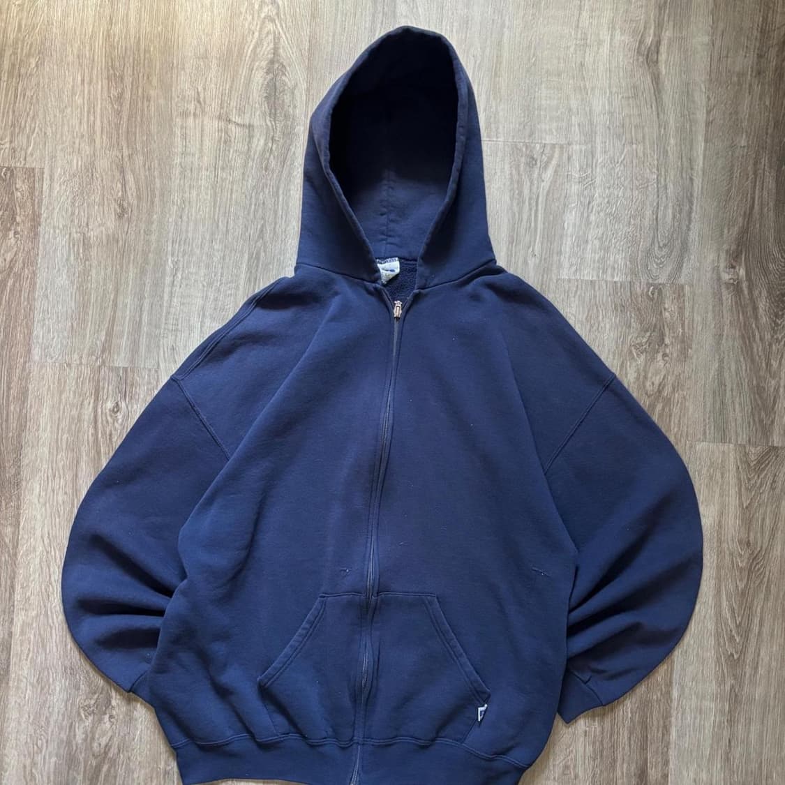 90s 러셀 애슬레틱 후드집업 네이비 상품이미지1