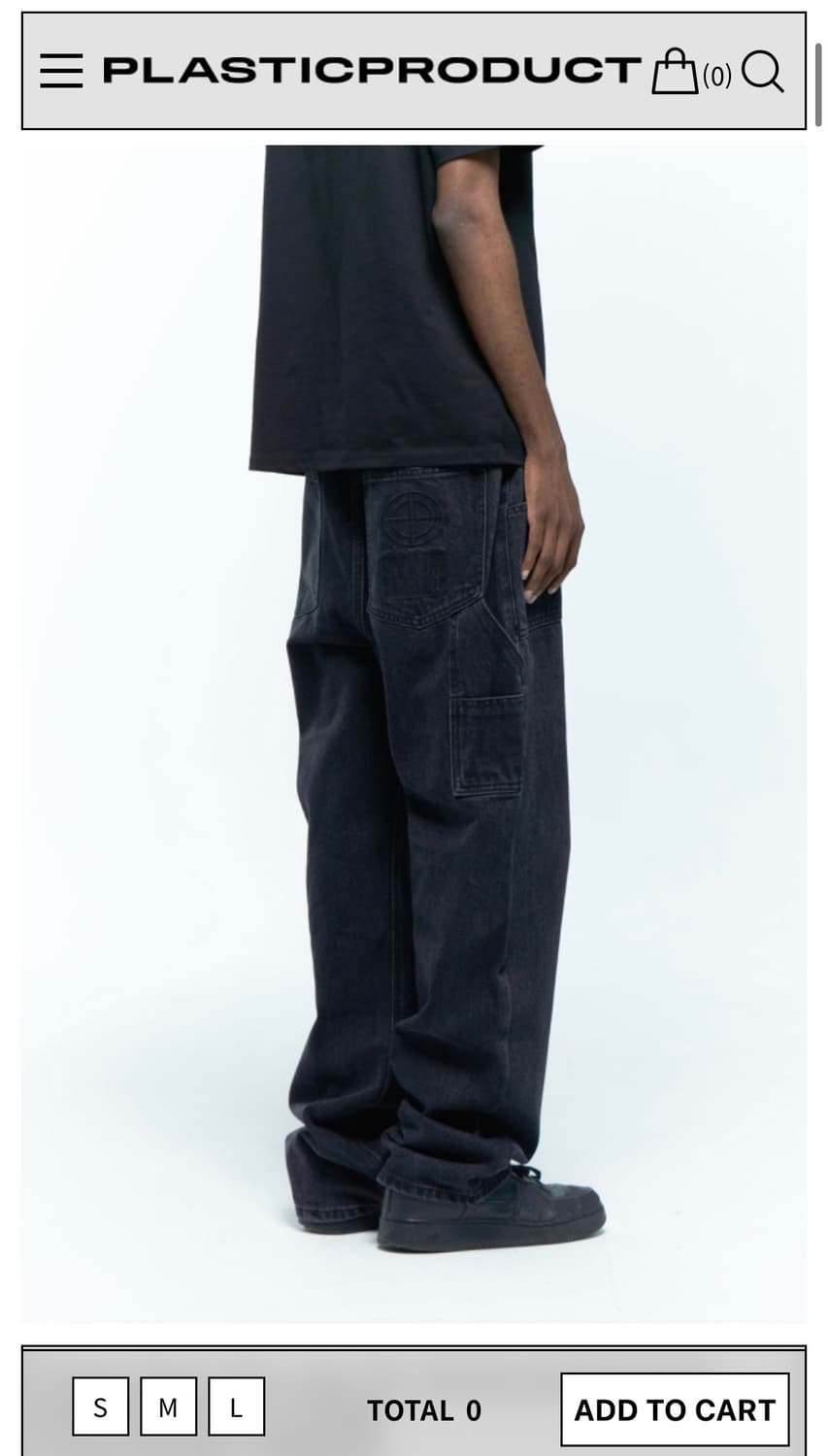플라스틱프로덕트 페인터데님 새상품 상품이미지1