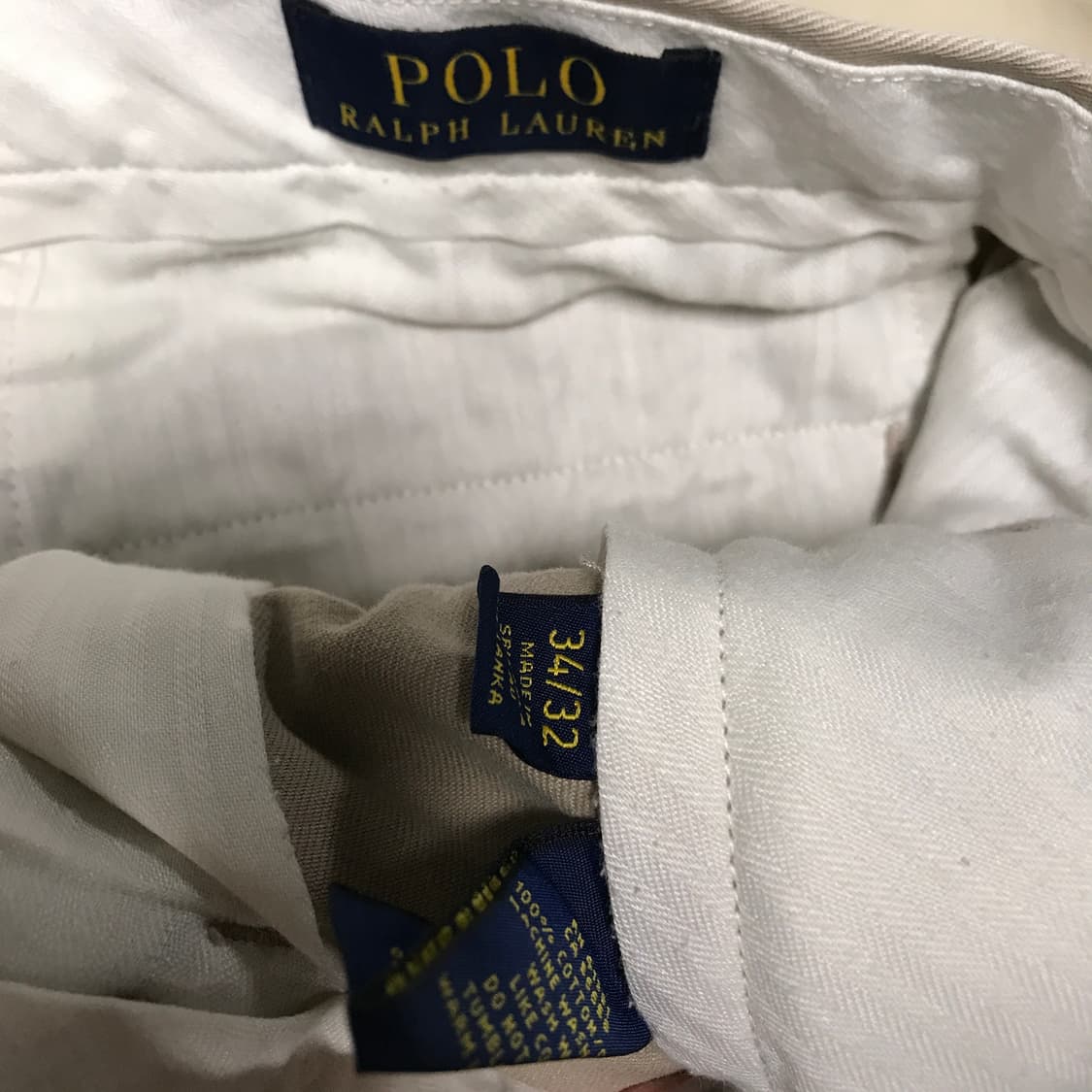 폴로 랄프로렌 베이지 치노 팬츠 34/32 상품이미지6