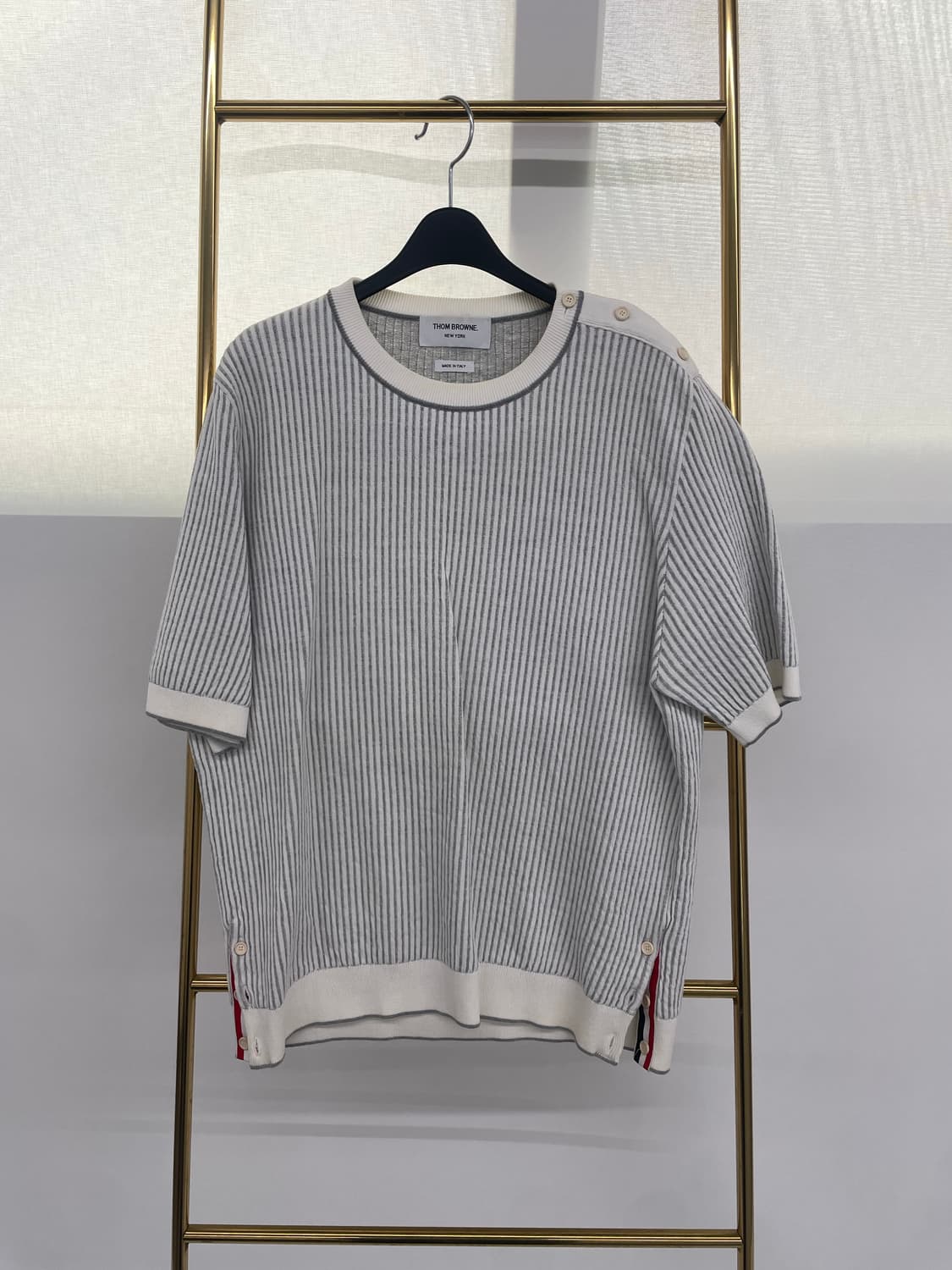 톰브라운 반팔 라운드 티 상품이미지1