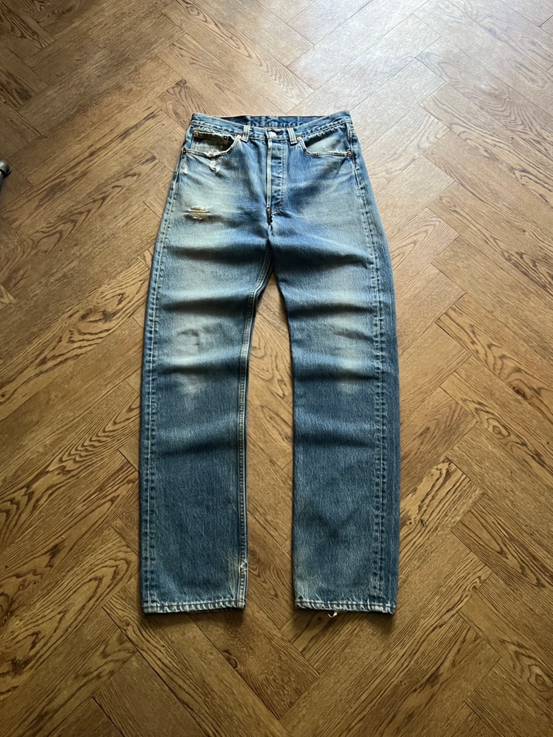 [33]90's 리바이스 501XX USA Made 데님 팬츠 S38 상품이미지2