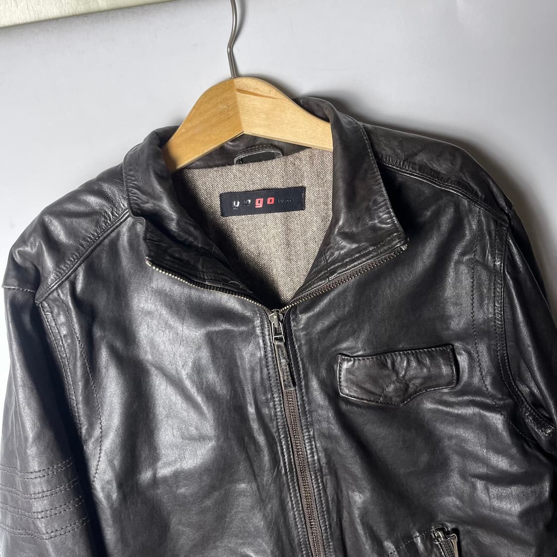 [JPN] 빈티지 램스킨 레더 자켓 상품이미지3