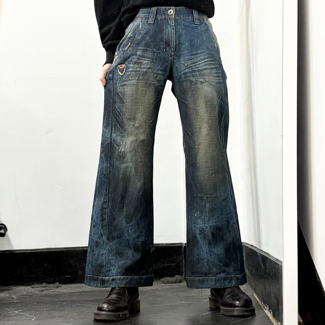 버커루 신치백 부츠컷 데님 팬츠 상품이미지3