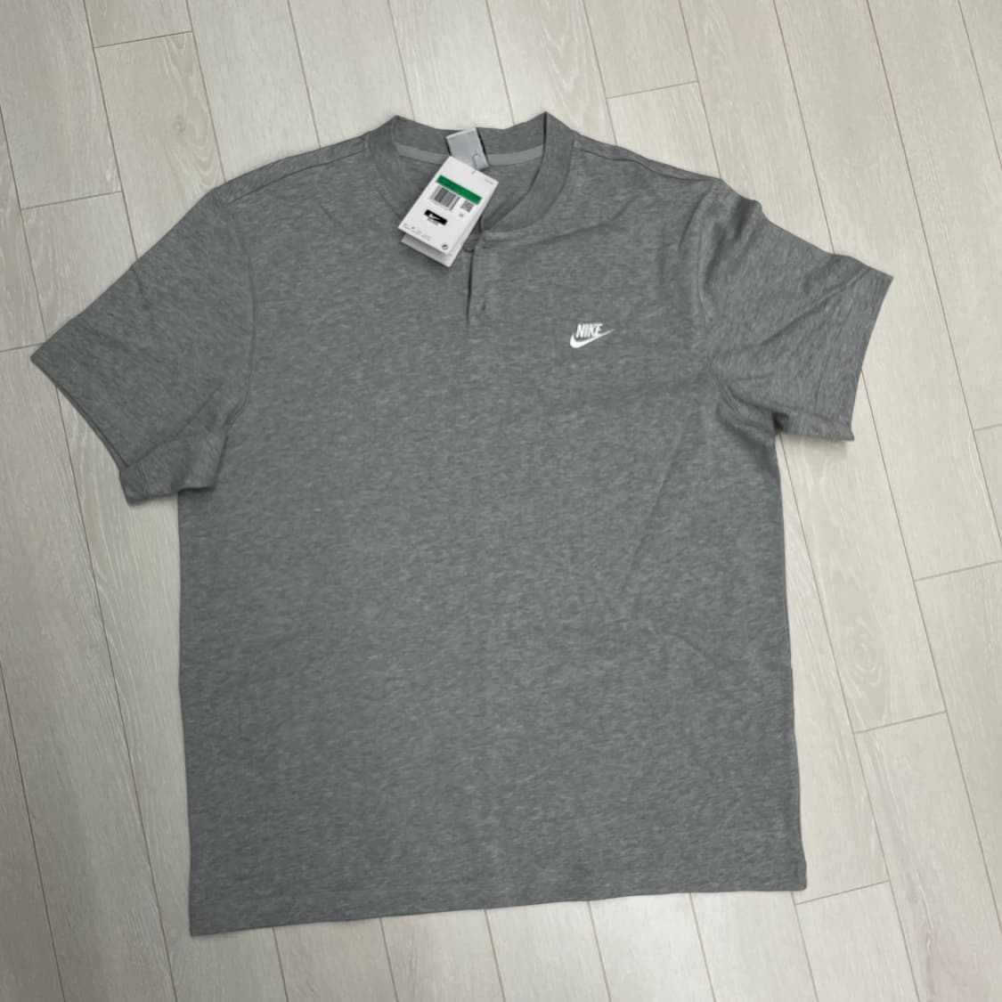 XL) 나이키 클럽 헨리넥 반팔 상품이미지2