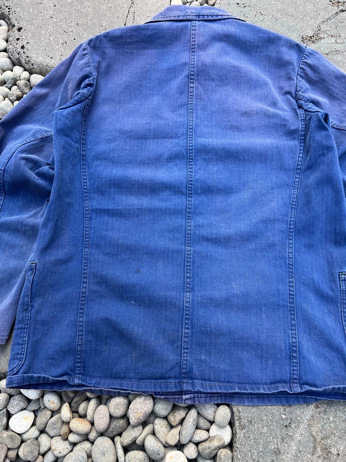 HARD FADED OLD VINTAGE HBT 헤링본트윌 프렌치워크자켓 상품이미지9