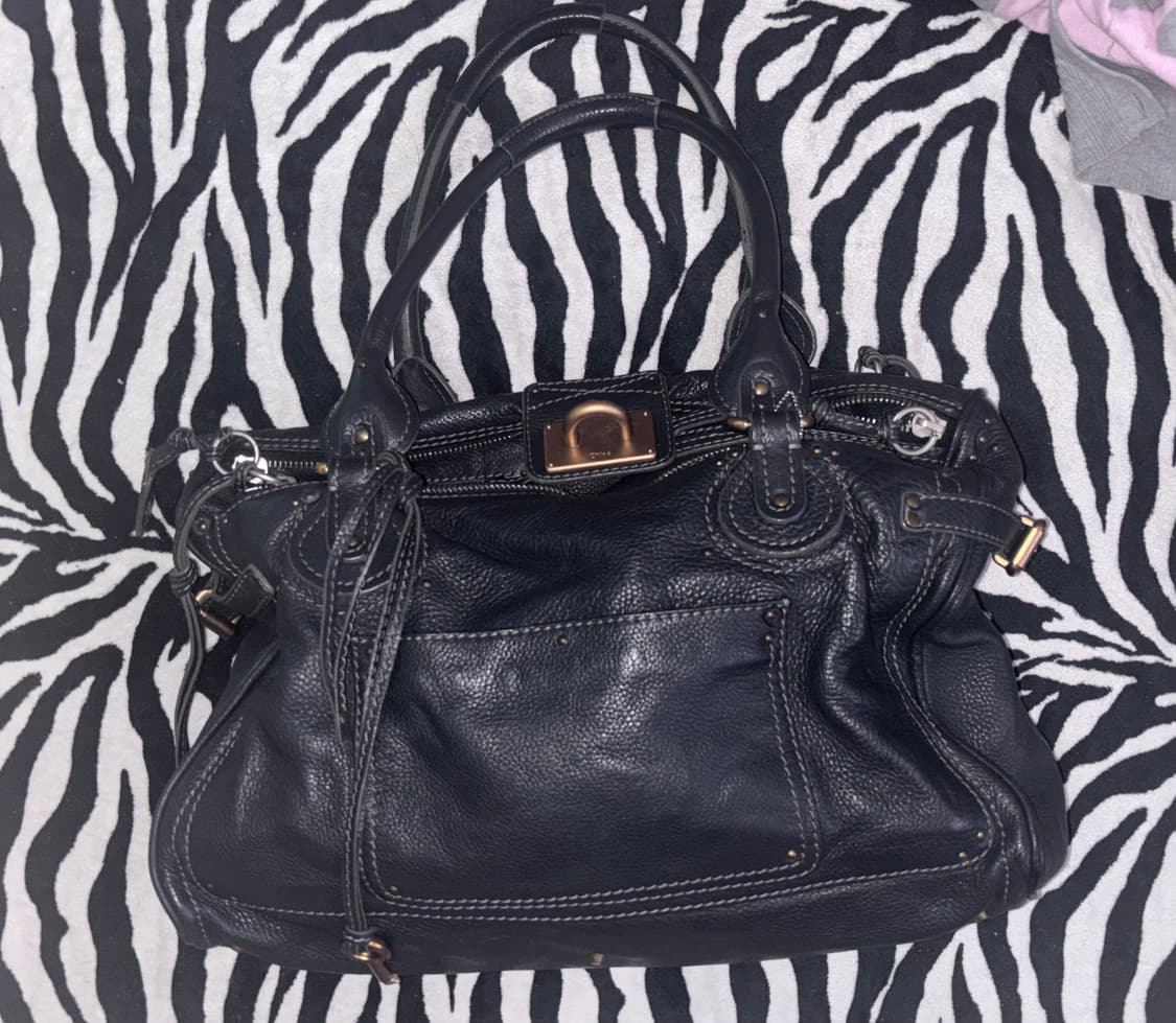 끌로에 패딩턴백 다크네이비 상품이미지1