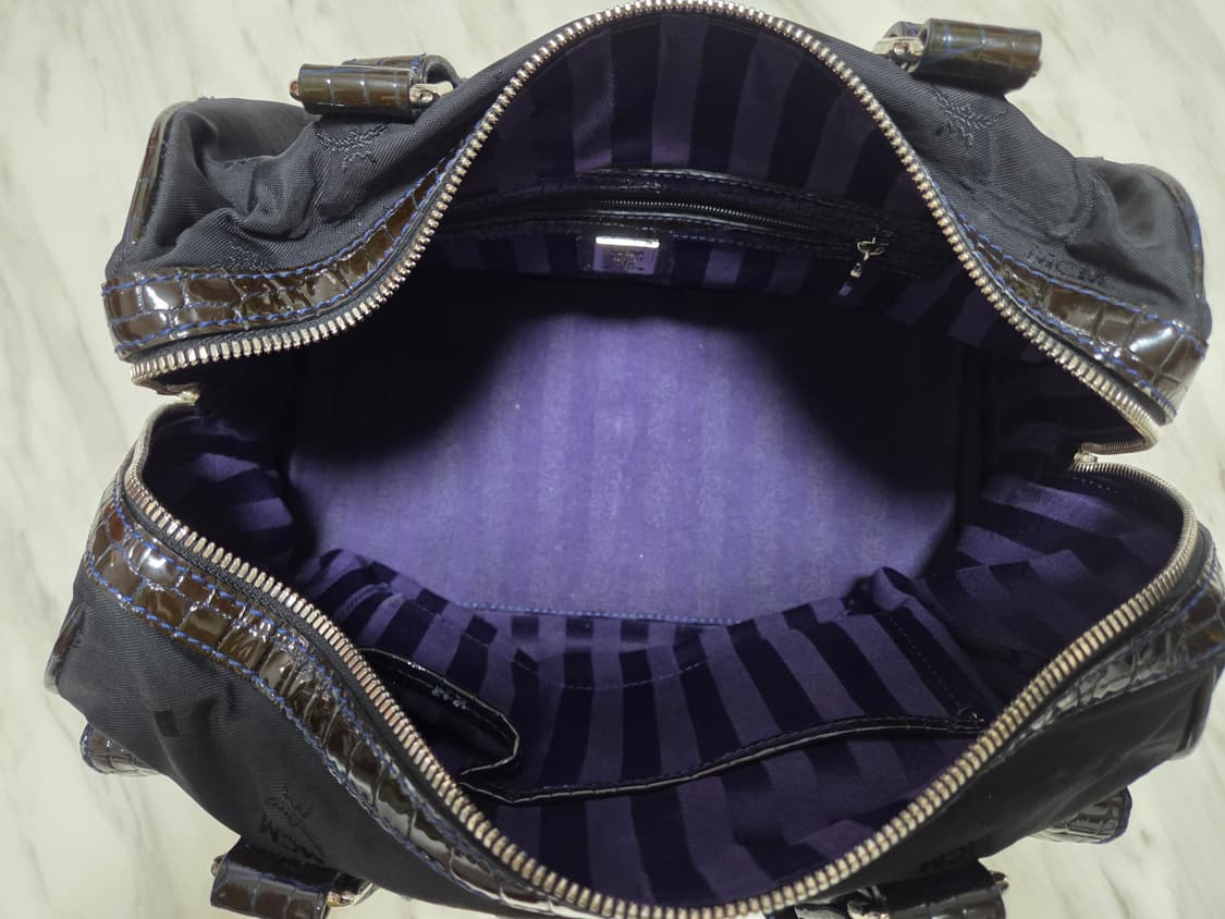 MCM 나일론 페이턴트 토트백 상품이미지8