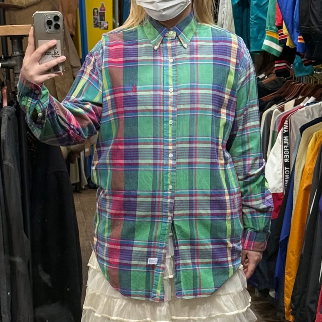 [HI] 폴로 랄프로렌 긴팔셔트 체크 레인보우 상품이미지2