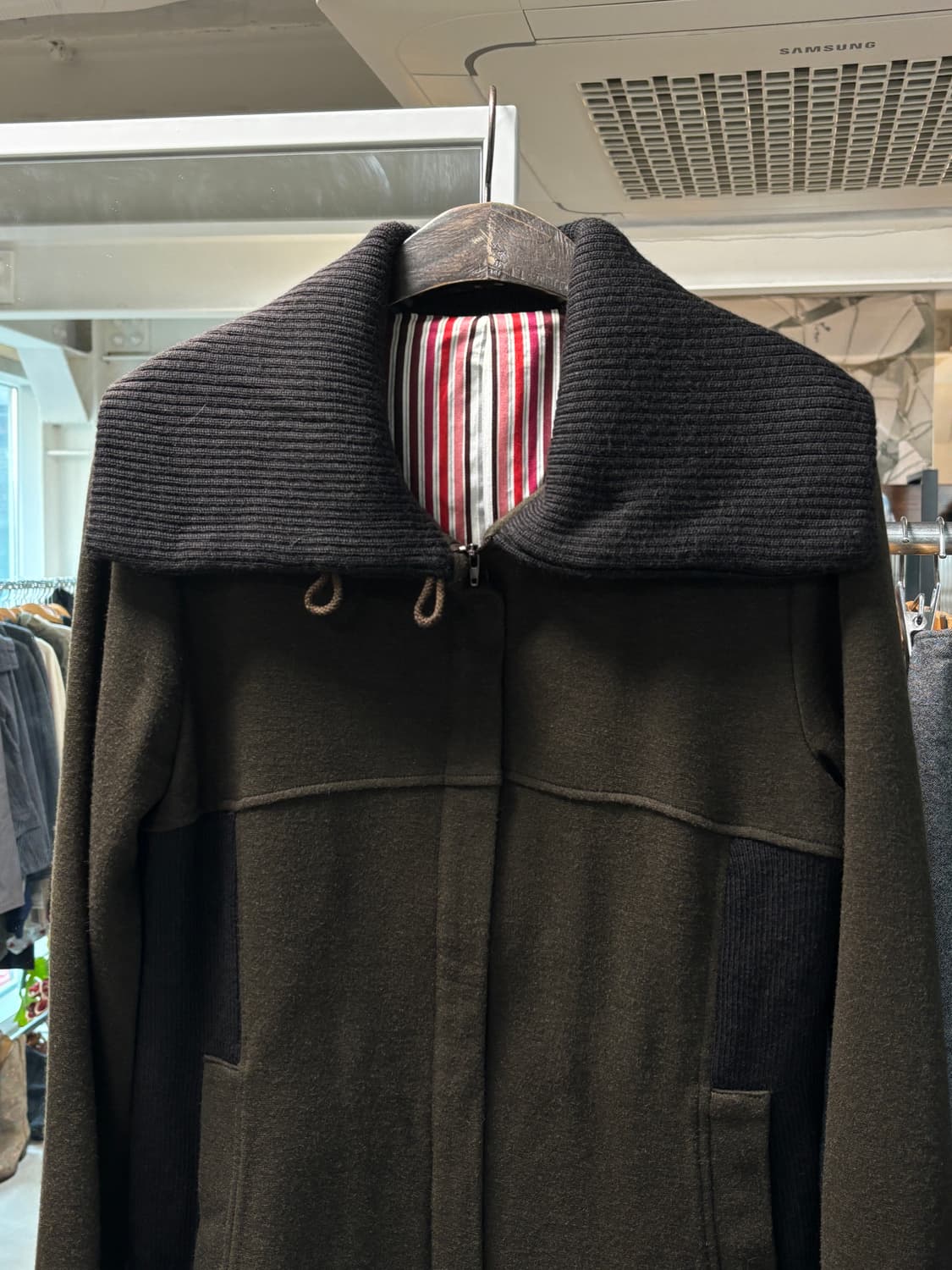 아츠로 타야마 하이넥 울자켓 상품이미지6