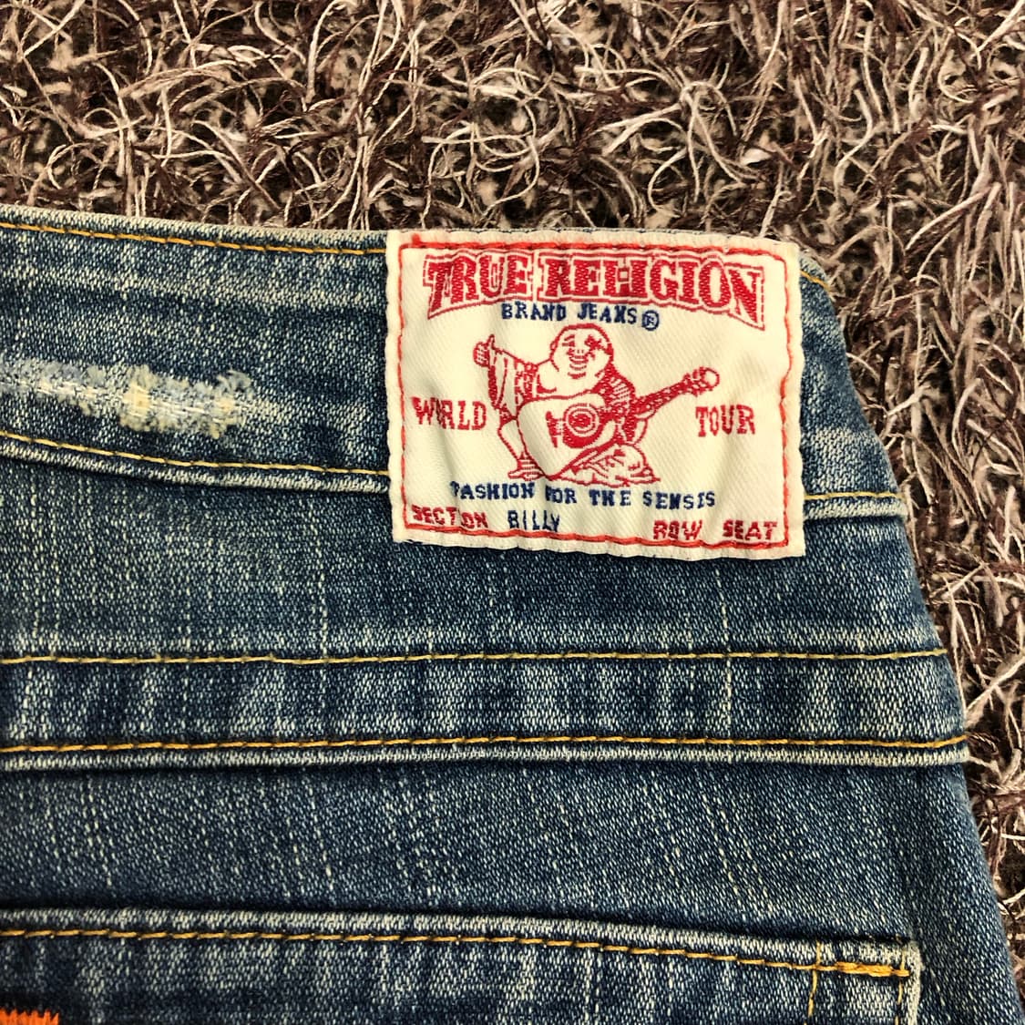 트루릴리전 Billy 빌리 워싱 디스 데님 팬츠 상품이미지5