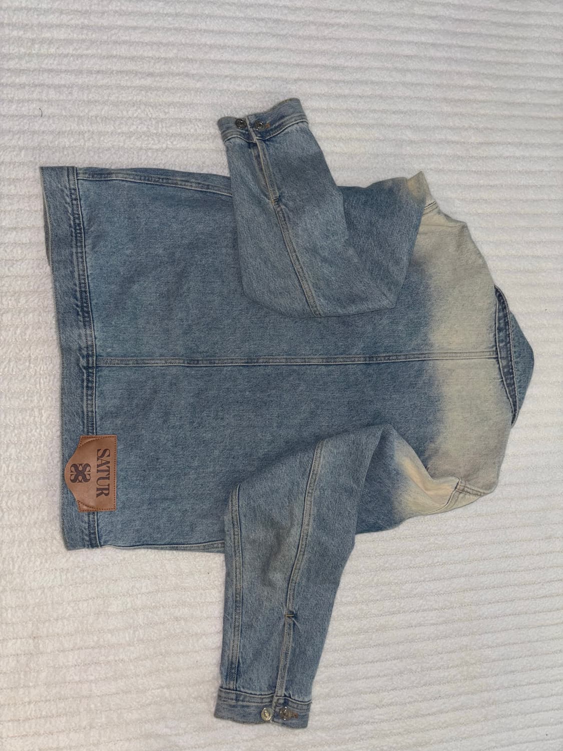 SATUR 브루클린 집 워시드 데님 자켓 상품이미지5