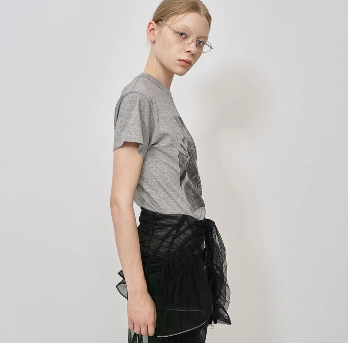 엘씨디씨티엠 lcdctm RIBBON SLIP PRINT T-SHIRTS 상품이미지4
