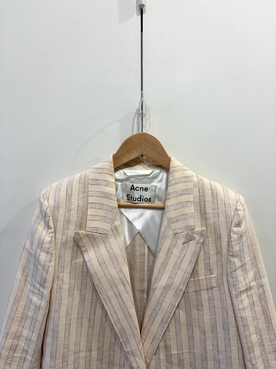 아크네 스튜디오 린넨 스트라이프 블레이저 셋업 상품이미지3