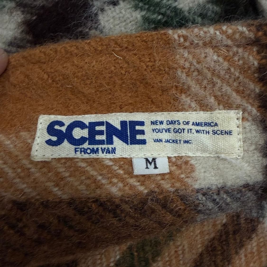 90s VAN Jacket 울 체크 자켓 v3146 상품이미지8