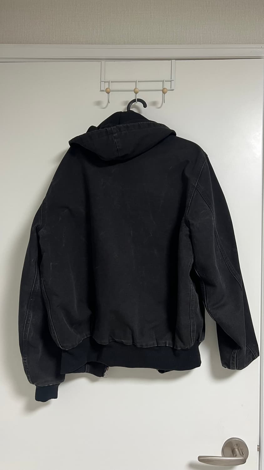 M 빈티지 칼하트 액티브 자켓 판매합니다. 블랙 상품이미지2