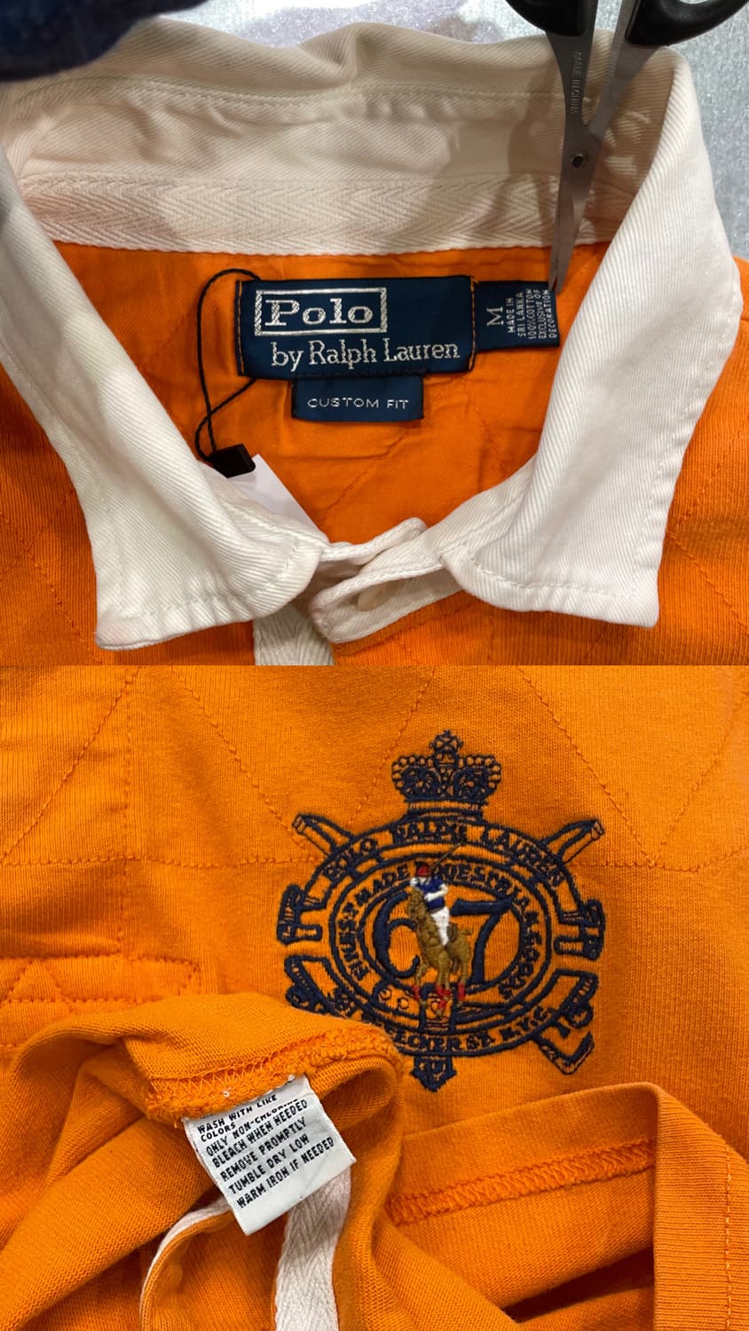 (M) POLO 폴로 랄프로렌 카라 럭비티 커스텀핏 상품이미지10