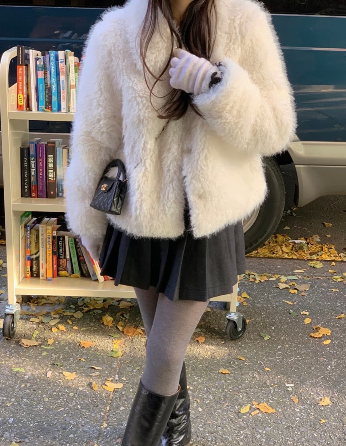 리즈 Needs 노엘 시어링 퍼자켓 상품이미지3