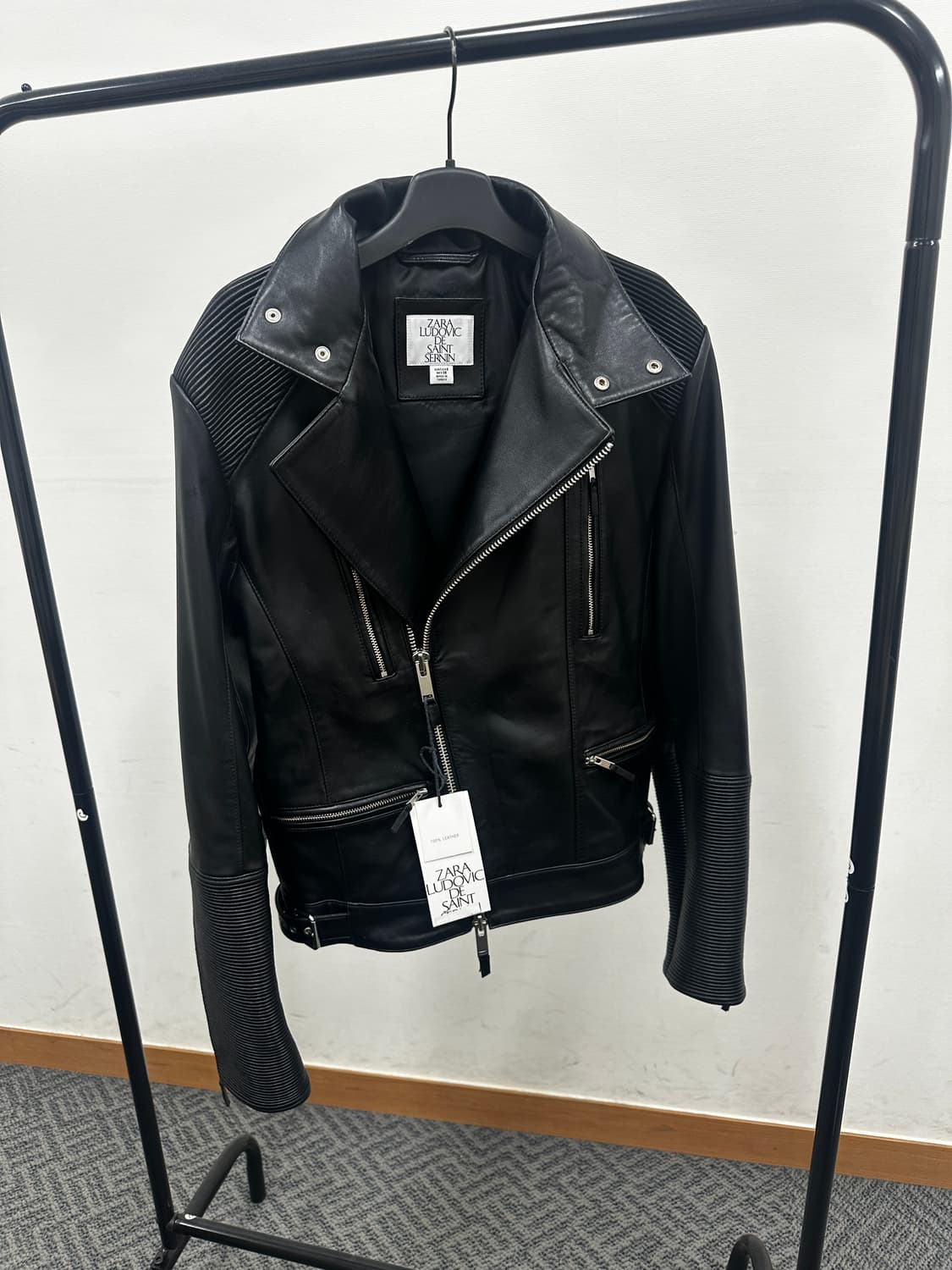 ludovic de saint sernin X zara 콜라보 레더자켓 상품이미지1