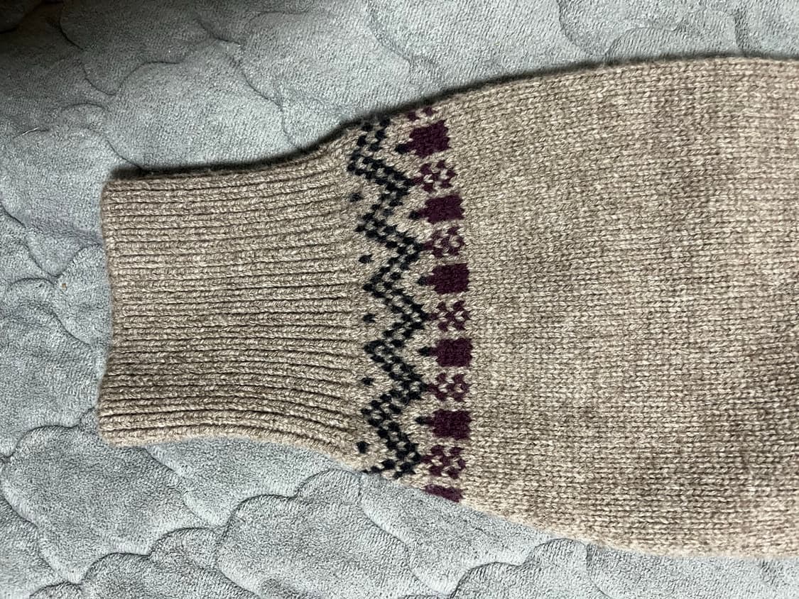 [2] HERILL 헤릴 노르딕 스웨터 베이지 상품이미지7