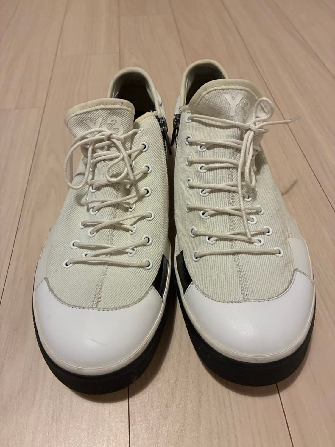 [정품] Y-3 요지야마모토 지퍼 캔버스 스니커즈 (255-260) 상품이미지1