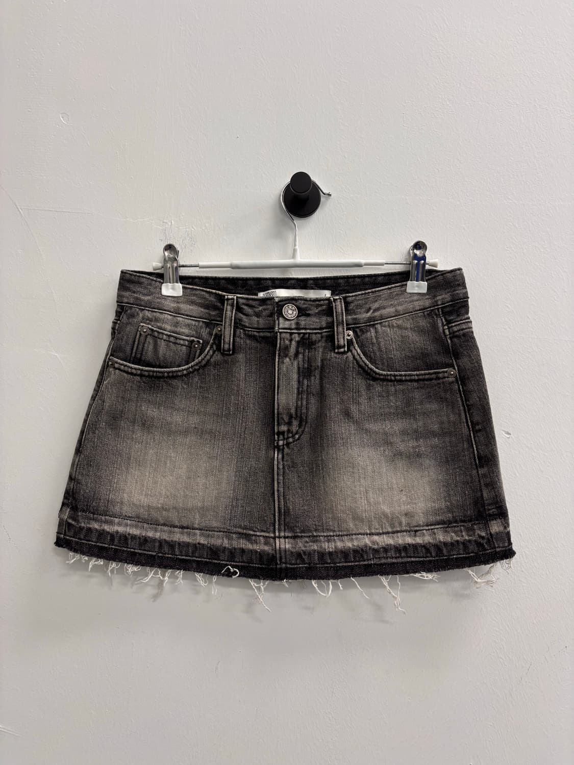 보헤미안 서울(BOHEMIAN SEOUL) 워싱 데님 미니스커트 상품이미지3