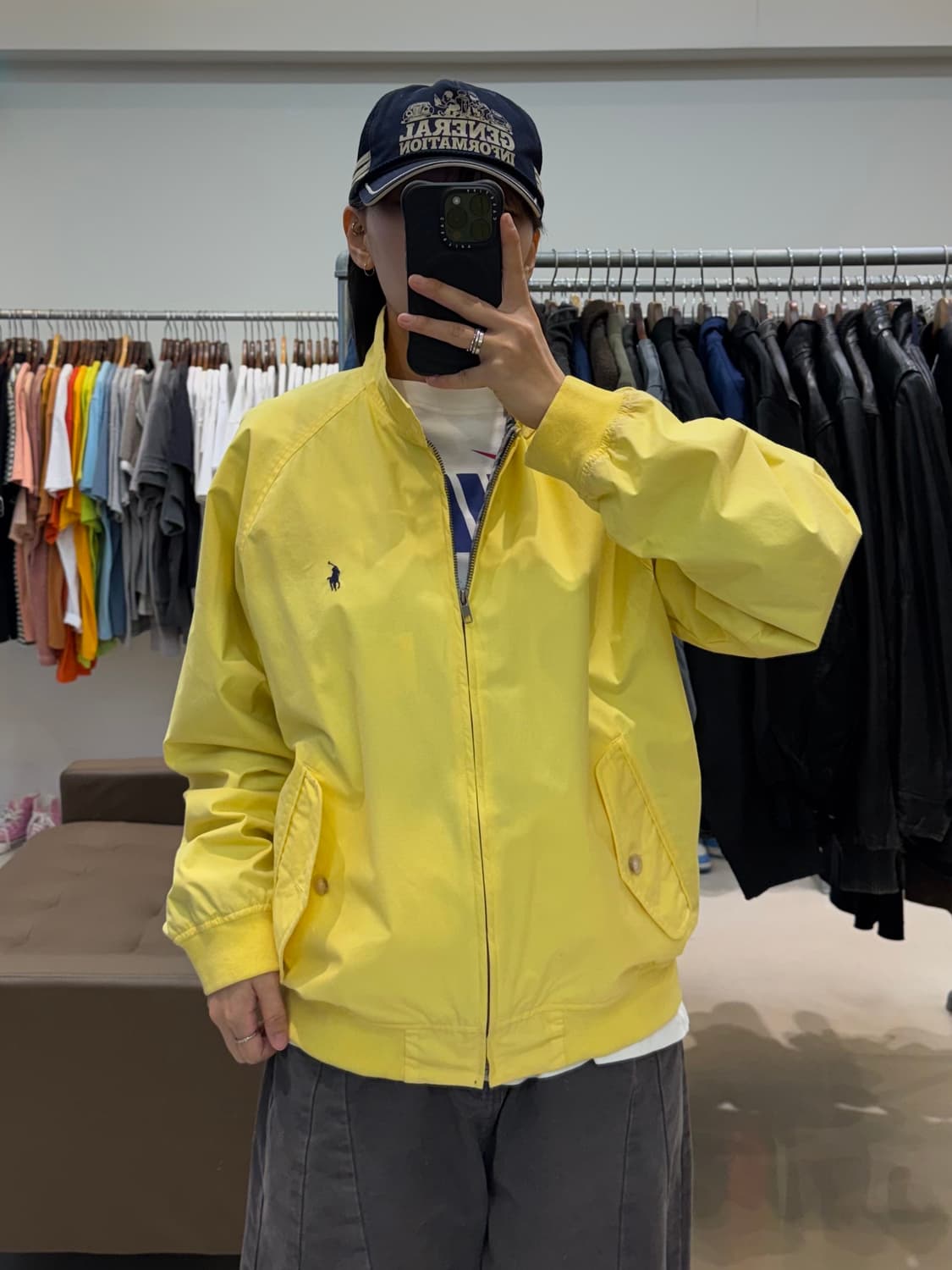폴로 랄프로렌 바라쿠타 자켓 옐로우 상품이미지7