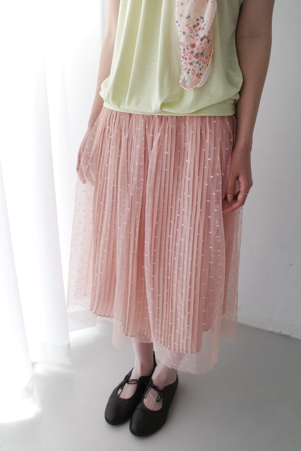 reversible dot sha skirt 상품이미지3