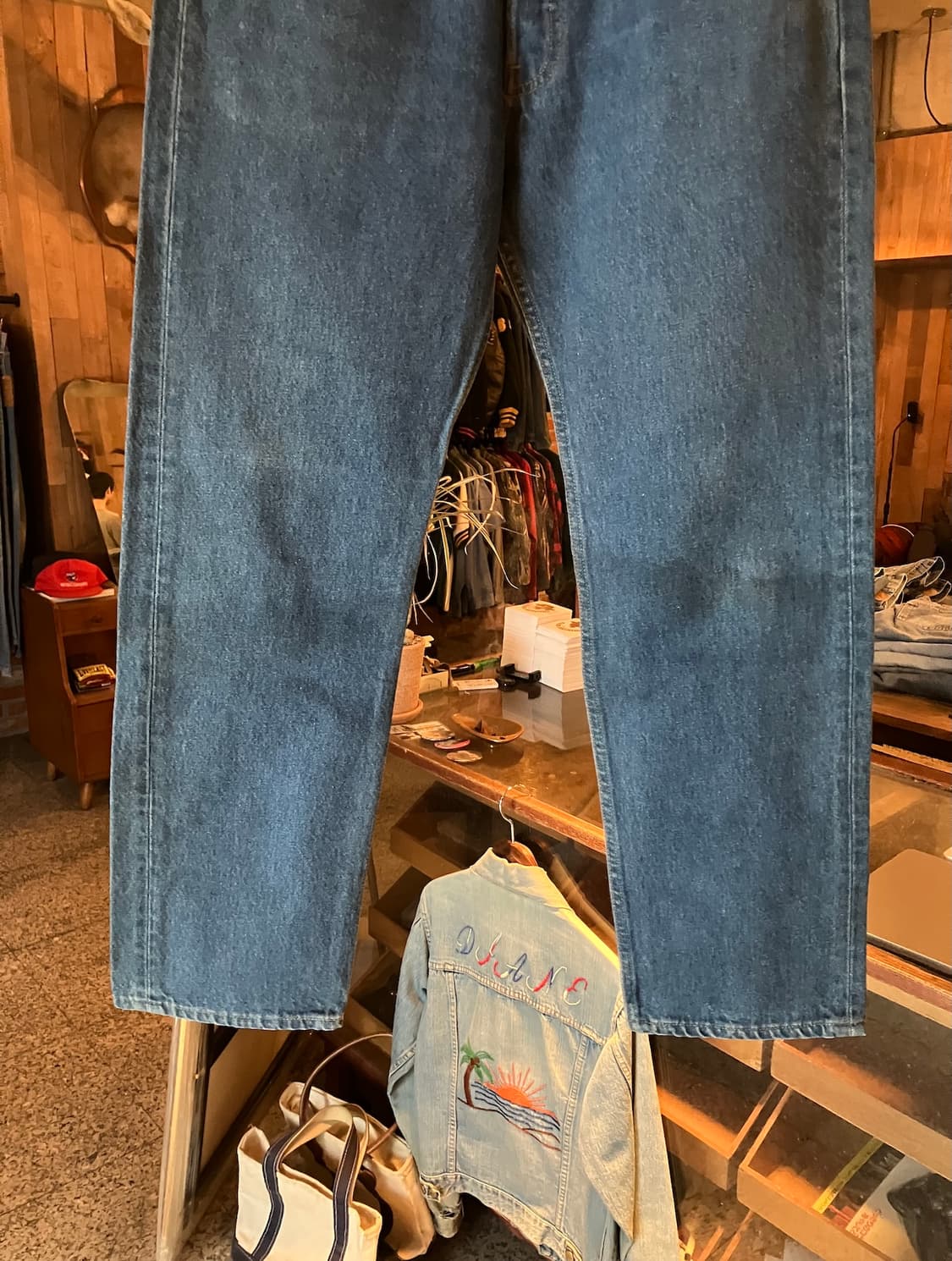 USA 빈티지 리바이스 501 데님 팬츠 상품이미지4