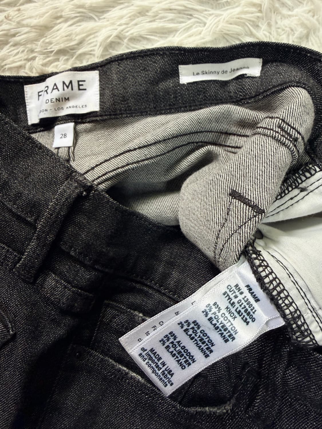 [프리미엄 디스트로이드] FRAME Denim 'Le Skinny de 상품이미지5