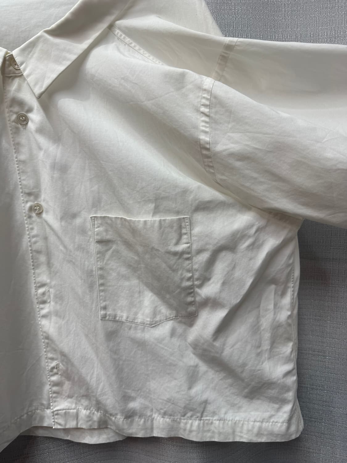 90s 아카이브 스쿱넥 꼼데가르송 셔츠 M~L 상품이미지3