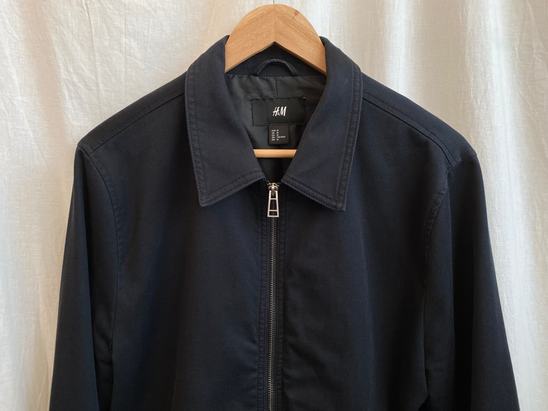 H&M 블랙 집업자켓(MEN M) 상품이미지4