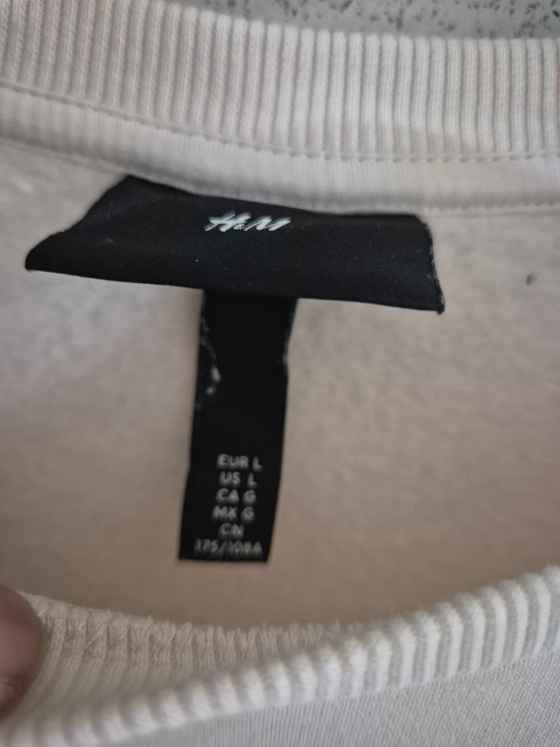 [L]H&M에이치앤엠 캥거루포켓 맨투맨 상품이미지4