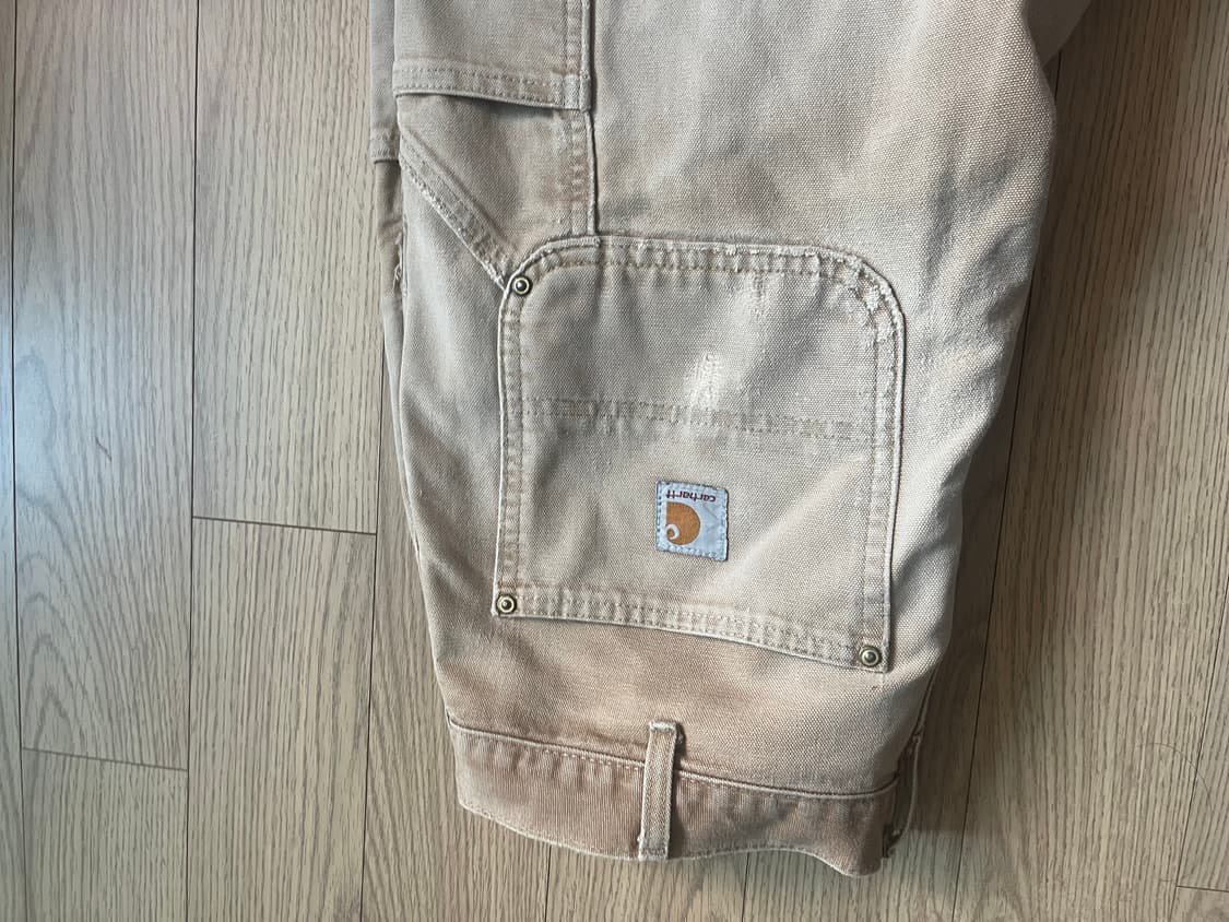 칼하트 빈티지 더블니 브라운 34x34 상품이미지5
