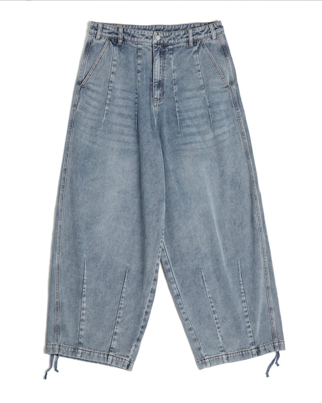 트래블 밀 데님 벌룬 팬츠 M 상품이미지2