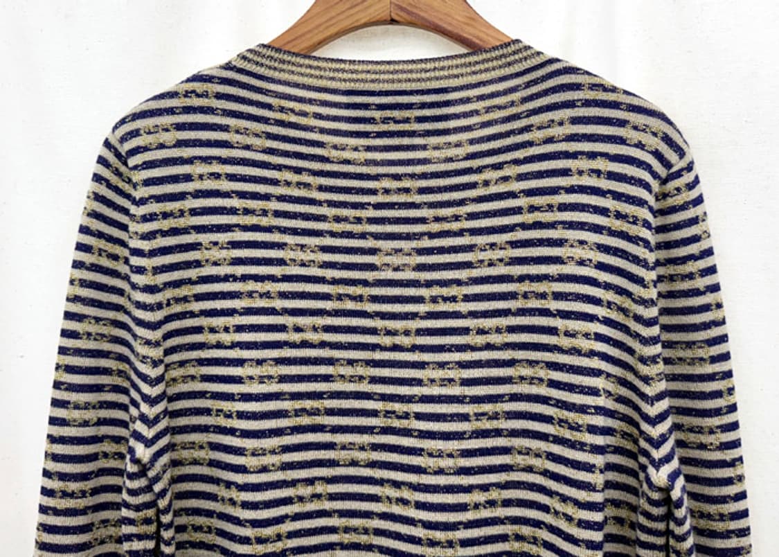 구찌 GG 자카드 루렉스 스트라이프 니트 상품이미지6