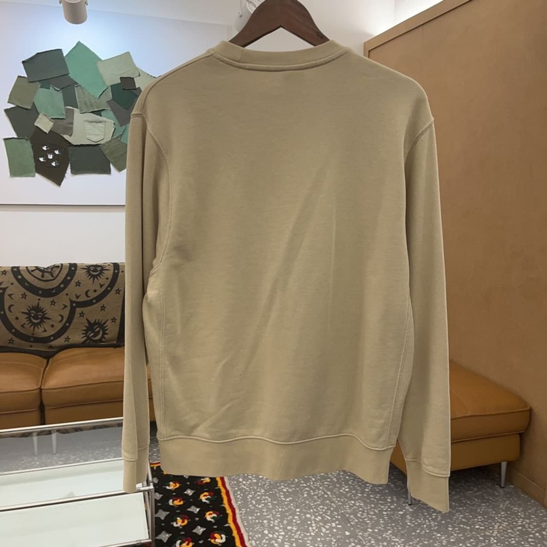 나이키 NSW 클럽 프렌치 테리 크루 크림오트밀 맨투맨 L C07791 상품이미지4