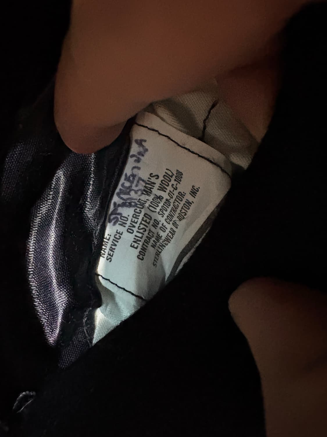 90's USN 6 Button Pea overcoat. 상품이미지7