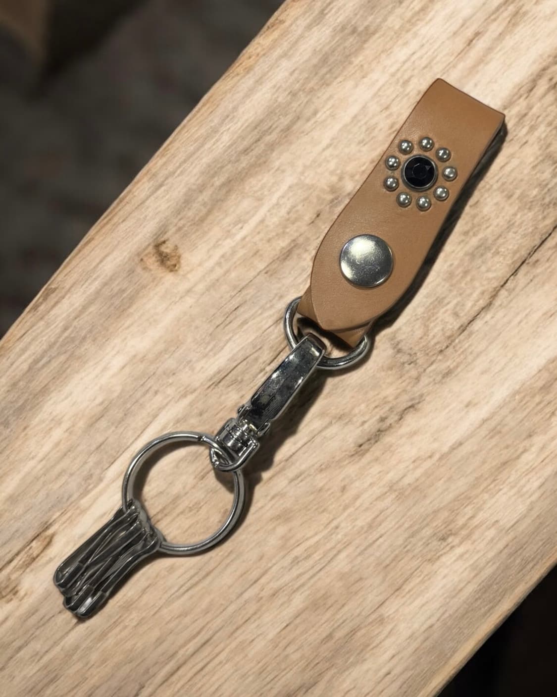 잼스톤 웨스턴 레더 키링 상품이미지1