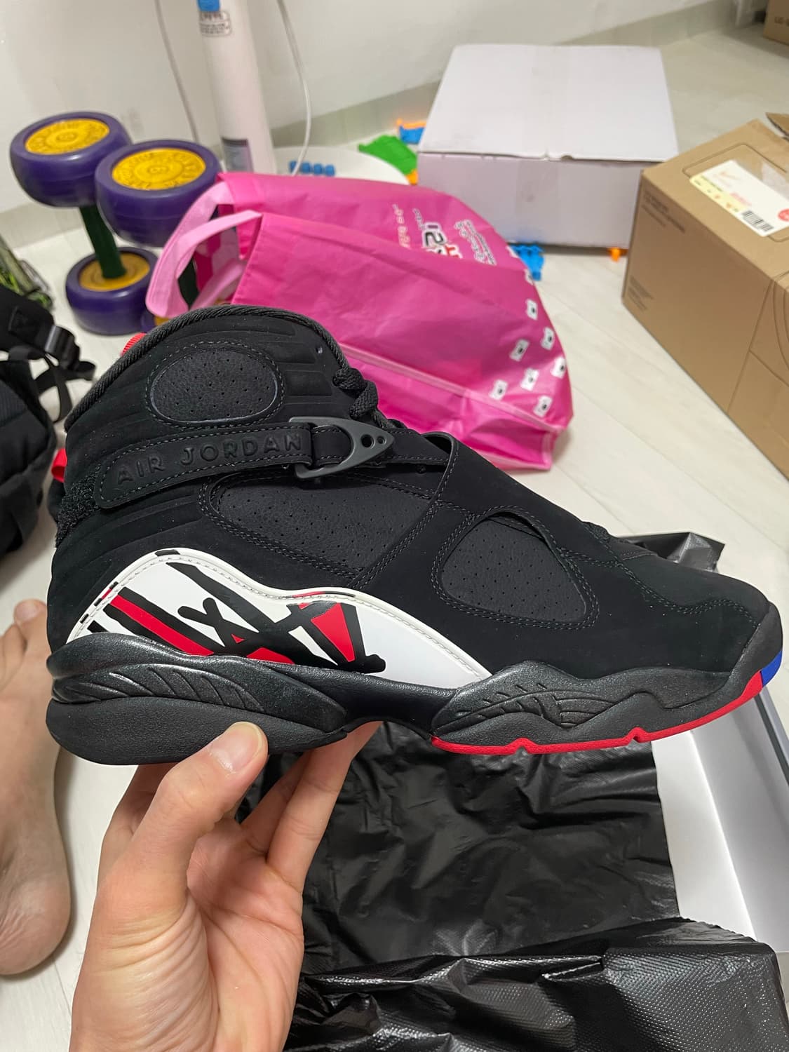 조던 8 플레이오프  2023 사이즈 300 상품이미지4