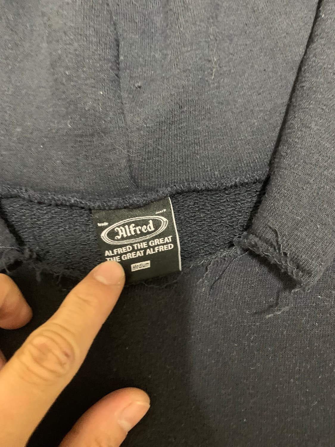 헤리티지플로스 알프레드 빈티지 후드 블랙 m 상품이미지3