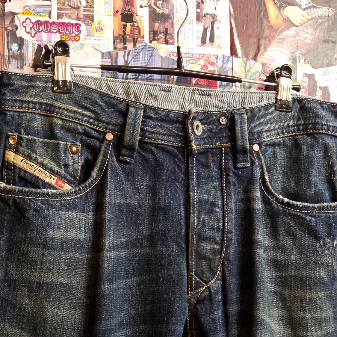 디젤 웨스턴 포켓 버튼플라이 데님 팬츠 상품이미지7