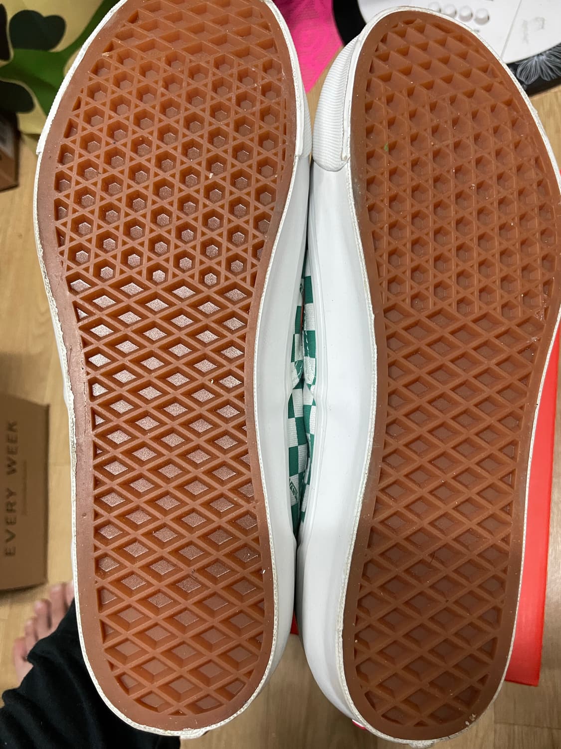 (290) 반스 체커보드 그린 상품이미지4