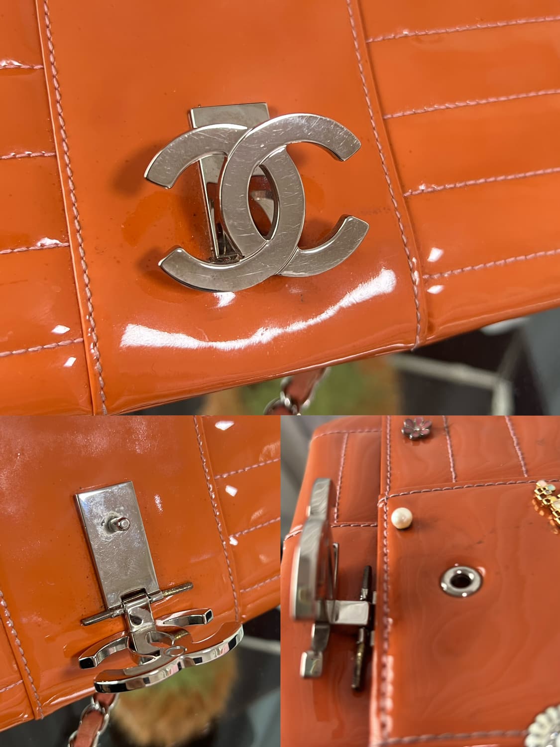 샤넬 페이던트 CC 클래식 이스트-웨스트 숄더백 상품이미지8