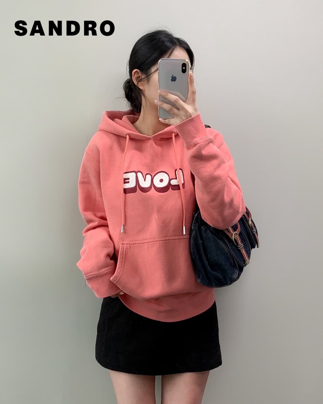 산드로 러브 후드티  상품이미지2