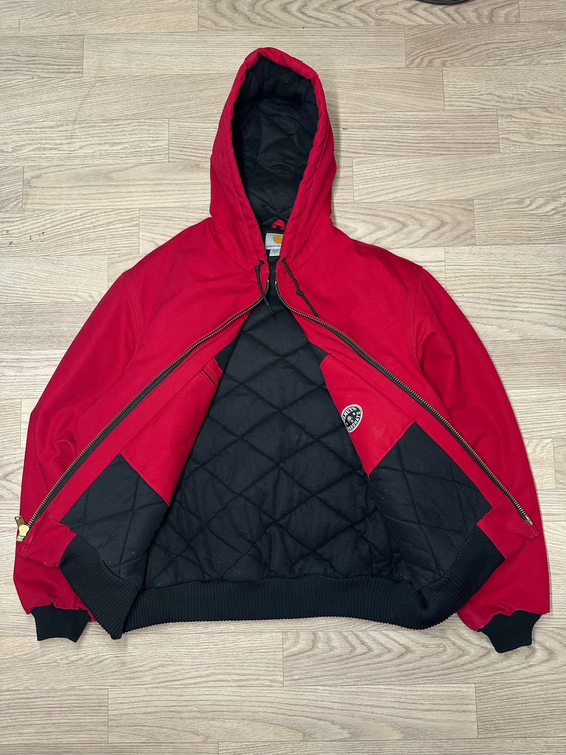 칼하트 J140 레드 액티브 자켓 상품이미지2